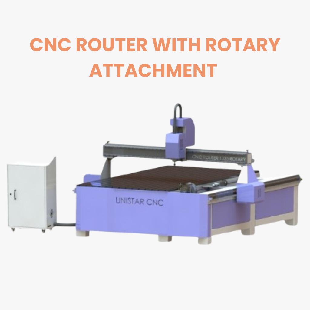 CNC Router with Rotary attachment