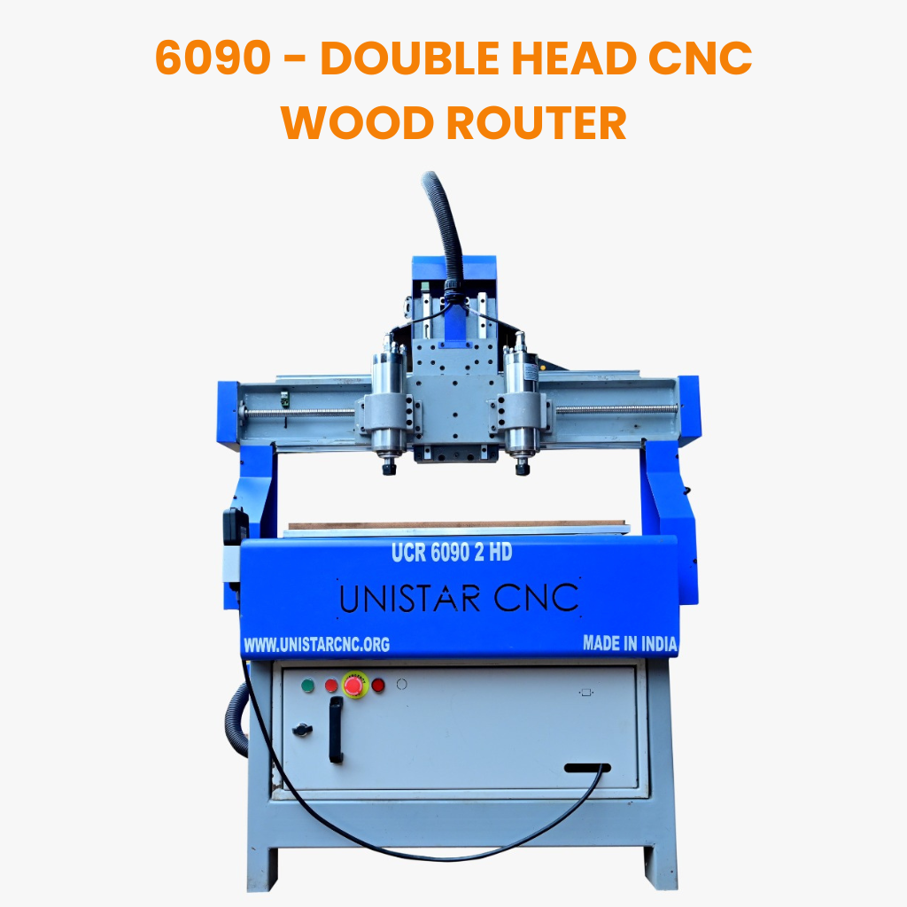 Double head cnc Wood router