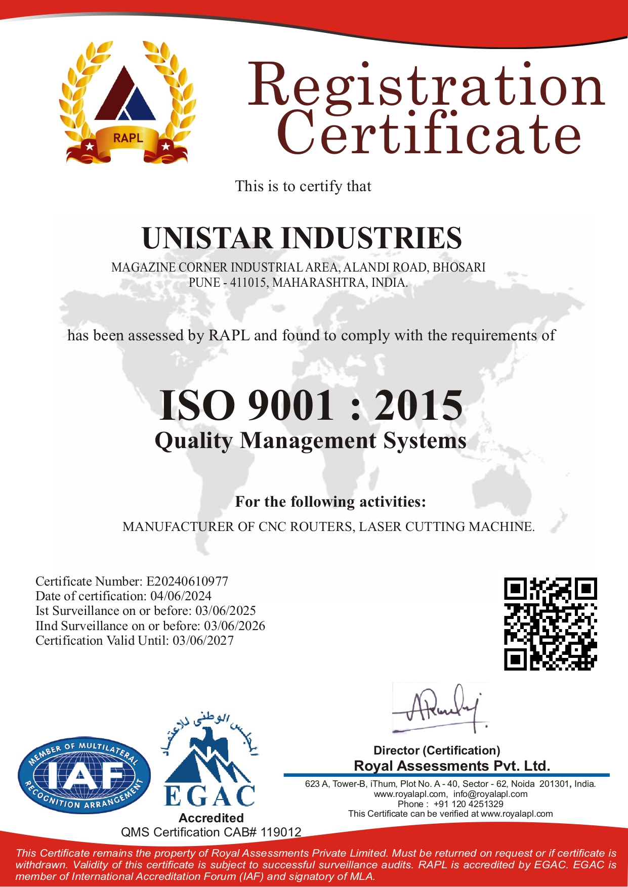 UNISTAR INDUSTRIES QMS_page-0001